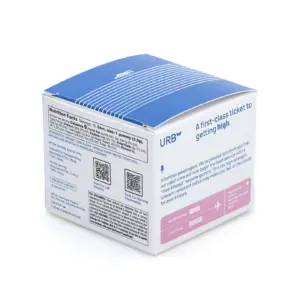 Urb THCP / Delta 9 Mile High Skybites - Watermelon Juice (25 mg THCP + 25 mg Delta 9 THC Total) - Box Back