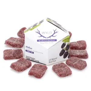 Wyld Delta 9 THC Mellow Indica Gummies - Marionberry - 10 Count (100 mg Delta 9 THC Total) - Combo