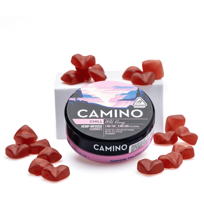 Camino Delta 9 Chill Gummies - Wild Berry (100 mg Delta 9 THC Total) - Combo