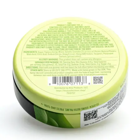 Camino Delta 9 THC and CBD Social Gummies - Sparkling Pear - Tin Back