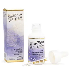Mellow Fellow Wellness Tincture - Rest Blend - Berry (1500 mg Total Cannabinoids) - Combo