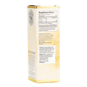 Mellow Fellow Wellness Tincture - Relief Blend - Mint (10000 mg Total Cannabinoids) - Box Back