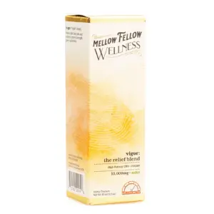Mellow Fellow Wellness Tincture - Relief Blend - Mint (10000 mg Total Cannabinoids) - Box Front