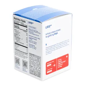 Urb Delta 8 THC and Delta 9 THC Cloud 9 Skybites - Fruity Cereal (90 mg Delta 8 THC + 10 mg Delta 9 THC Total) - Box Back