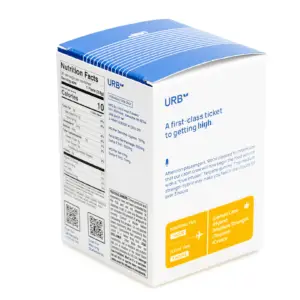 Urb Delta 9 THC Take Off Skybites - Lemon Lime (300 mg Total Delta 9 THC) - Box Back