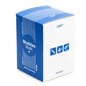 Urb Delta 9 THC Take Off Skybites - Lemon Lime (300 mg Total Delta 9 THC) - Box Front