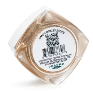 PharmaTHC THCa Diamond Sauce - GMO Cookies (2 grams) - Jar Back