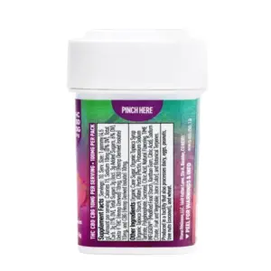 Wana Quick Relax Gummies - Island Punch (300 mg Total Cannabinoids) - Jar Back