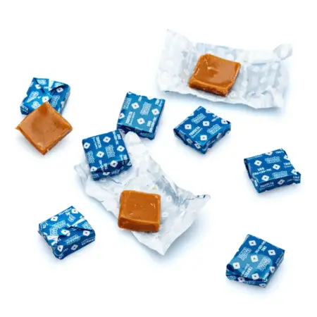 Cheeba Chews Delta 9 and CBG and CBD Caramel Chews - Trifecta (50 mg Total Cannabinoids) - Pile