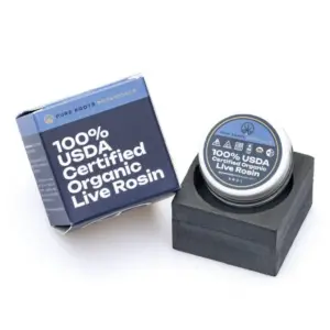 Pure Roots Botanicals THCa Live Rosin Concentrate - Straw Guava (1 gram) - Combo