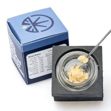 Pure Roots Botanicals THCa Live Rosin Concentrate - Straw Guava (1 gram) - Product