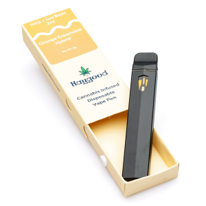 Haygood THCa and Live Resin Disposable Vape - Orange Creamsicle Hybrid (2 gram) - combo