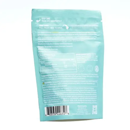 Erth Wellness THC Live Resin Gummies - GG#4 - Bag Back