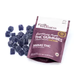 Erth Wellness THC Live Resin Gummies - Granddaddy Purple - Combo