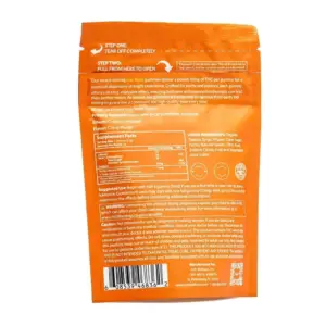 Erth Wellness THC Live Resin Gummies - Jack Herer - Bag Back