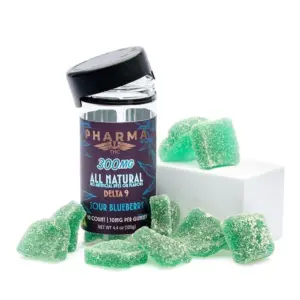 PharmaTHC Delta 9 THC All Natural Gummies - Sour Blueberry - Combo