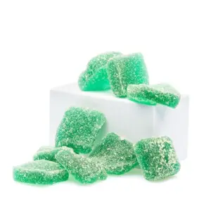 PharmaTHC Delta 9 THC All Natural Gummies - Sour Blueberry - Pile