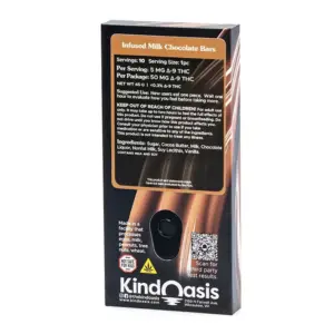 Kind Oasis Delta 9 THC Milk Chocolate Bar - Box Back.jpg
