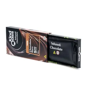 Kind Oasis Delta 9 THC Milk Chocolate Bar - Box Open.jpg