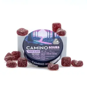 Camino Sours Delta 9 THC, CBD and CBN Deep Sleep Gummies - Blackberry Dream - Combo