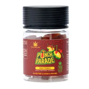 CannaBuddy Delta 9 THC Gummies - Punch Parade - Jar Front