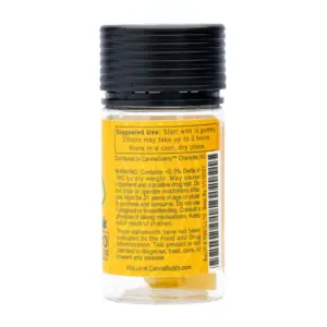 CannaBuddy Delta 9 THC Gummies - Sour Hour 2pk- Jar Side