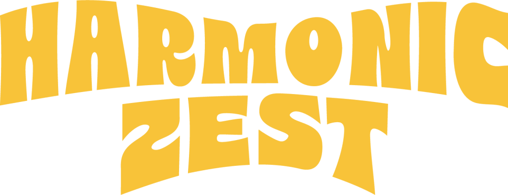Logo for Harmonic Zest CannaBuddy THC seltzer