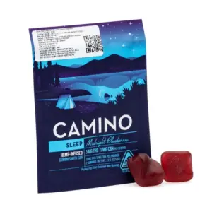 Camino Delta 9 THC and CBN Sleep Gummies 2 ct - Midnight Blueberry - combo