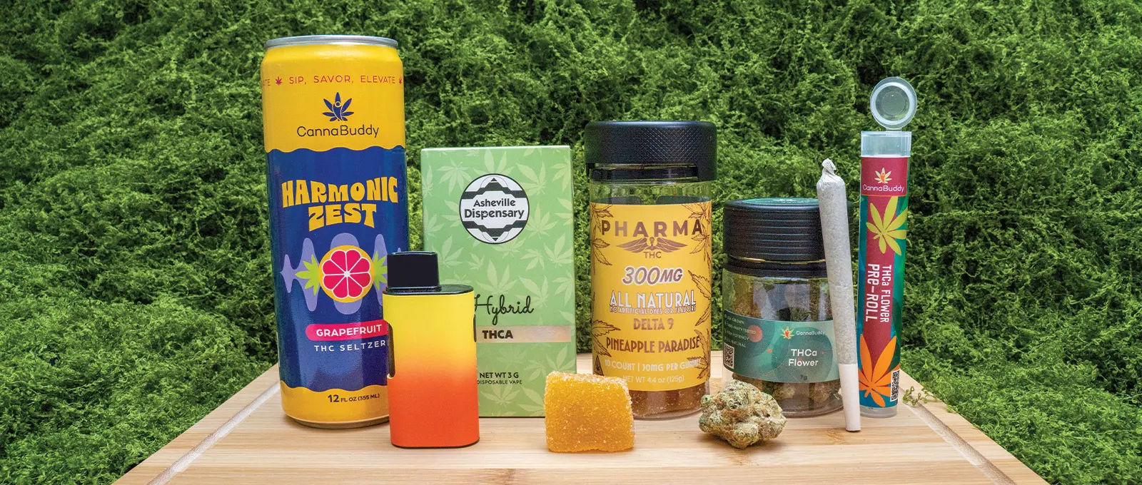 Fall Vibes, Fresh Finds A photo of a variety of cannabis products