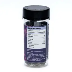 PharmaCBD Full Spectrum CBD and CBG Slumber Gummies - Mixed Berry - jar back