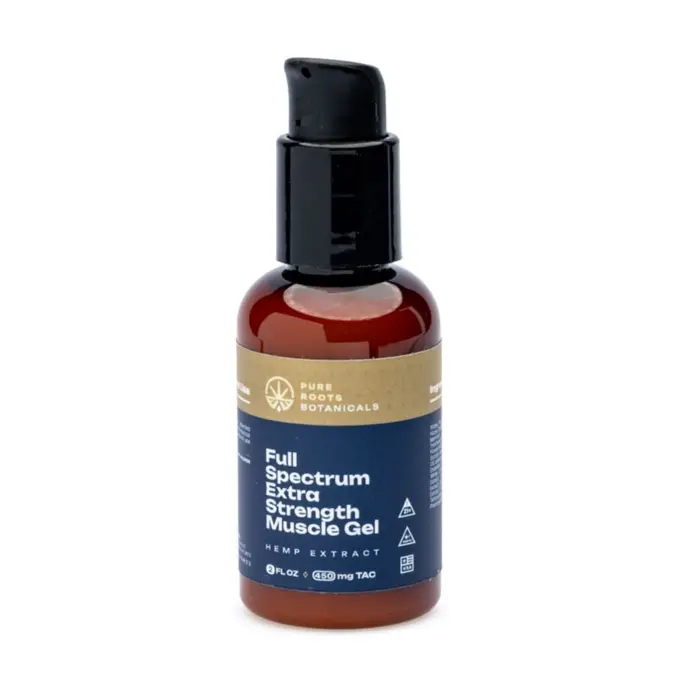 Pure Roots Botanicals Full Spectrum Extra Strength Muscle Gel - 2 oz - jar front