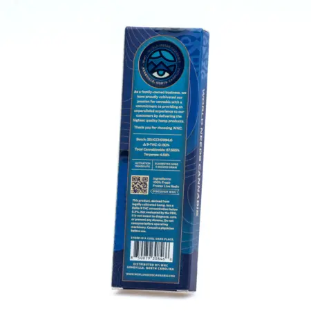 WNC 1 gram THCa Live Resin Disposable - Girl Scout Cookies box back