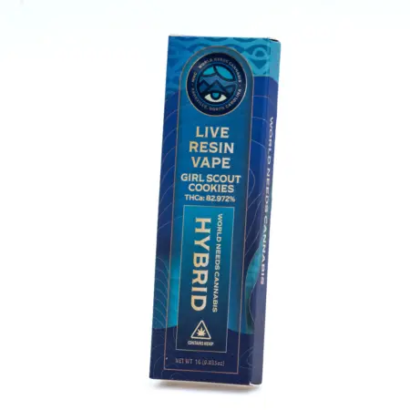 WNC 1 gram THCa Live Resin Disposable - Girl Scout Cookies box front