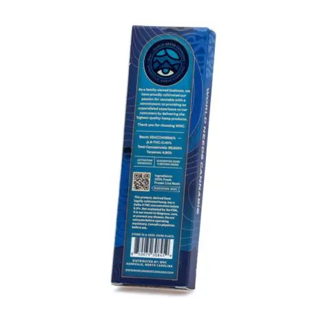 WNC 1 gram THCa Live Resin Disposable - Pina Acai box back