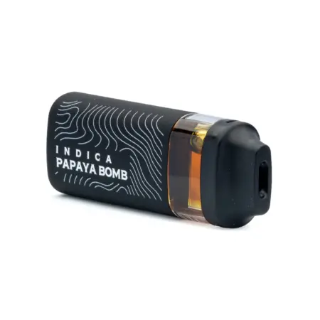 WNC 2 gram THCa Live Resin Disposable - Papaya Bomb device