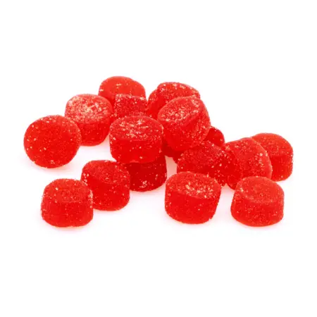 PharmaTHC Euphoria Blend Triple THC Gummies - Wild Watermelon pile