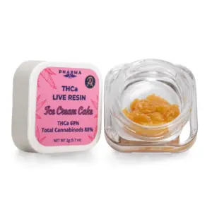 PharmaTHC THCa Live Resin Concentrate - Ice Cream Cake detail