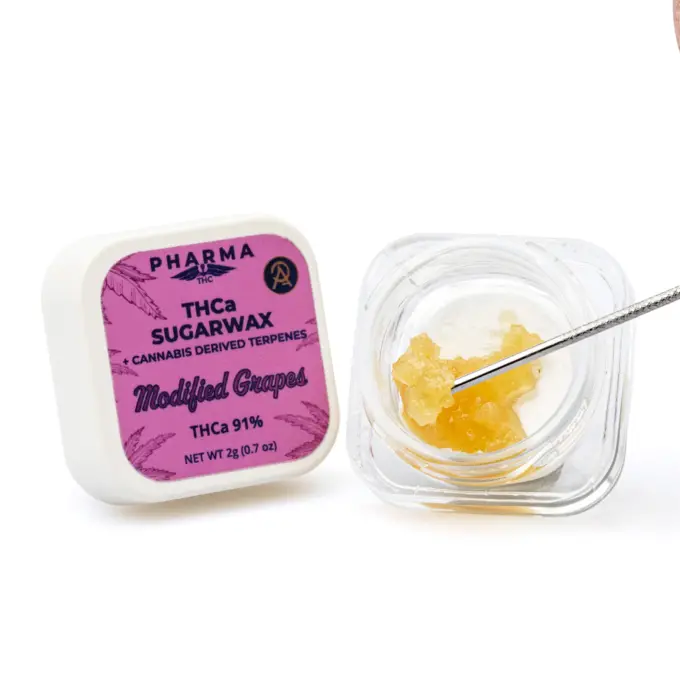 PharmaTHC THCa Sugar Wax - Modified Grapes combo