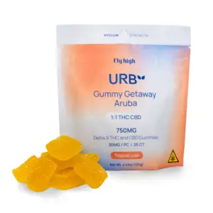 Urb Delta 9 and CBD Gummies - Tropical Lush COMBO