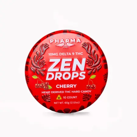 PharmaTHC Delta 9 Zen Drops - Cherry Front