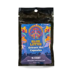 Dreamer Shrooms Blue Lotus Extract Capsules - 15 Count