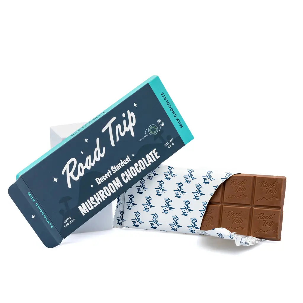 Road Trip Desert Stardust Mushroom Chocolate Bar - Milk Chocolate