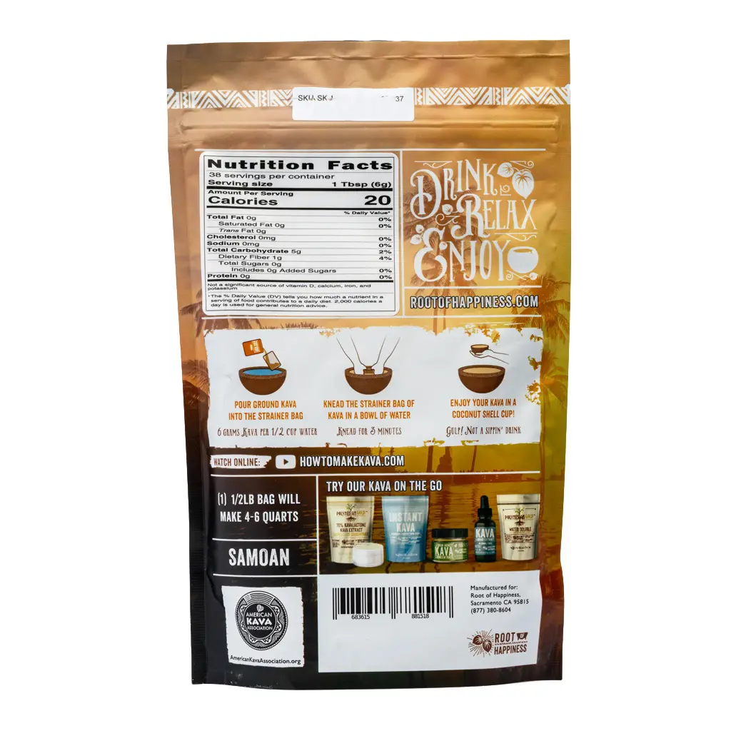 Root of Happiness Premium Ground Kava Root - Samoan - Image 3