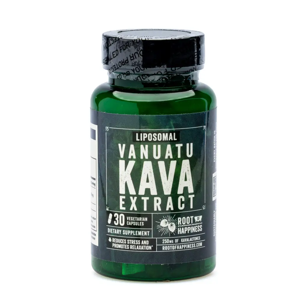 Root of Happiness Premium Kava Root Extract Capsules - Liposomal Vanuatu - Image 2