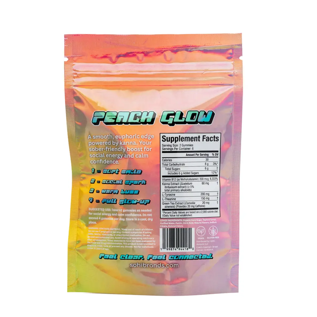SOHI Kanna Gummies - Peach Glow - Image 3